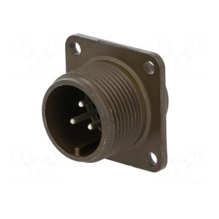 Connector: circular | Series: 97 | socket | male | PIN: 3 | silver plated
