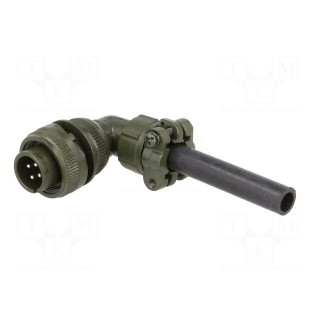 Connector: circular | Series: DS/MS | plug | male | PIN: 4 | for cable