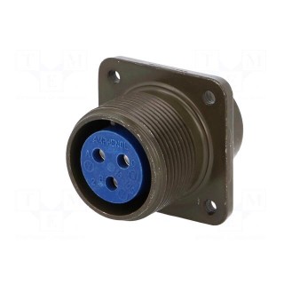 Connector: circular | Series: 97 | socket | female | PIN: 3 | soldering