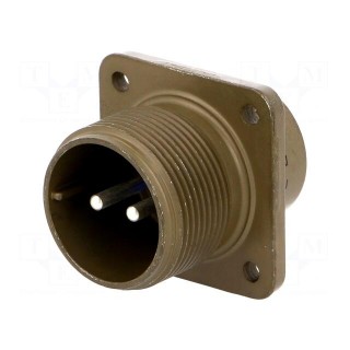 Connector: circular | size 16 | 97 | aluminium alloy | olive | socket
