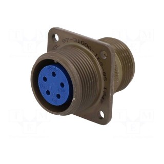 Connector: circular | Series: 97 | socket,plug | female | PIN: 5 | 13A