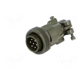 Connector: circular | Series: DS/MS | plug | male | PIN: 7 | for cable