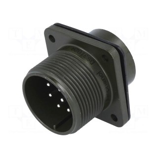 Connector: circular | Series: DS/MS | socket | male | PIN: 10 | soldering