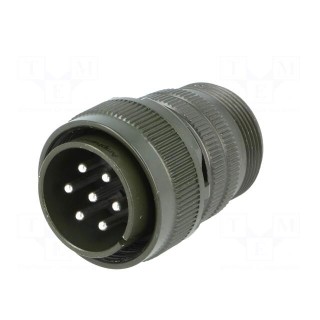 Connector: circular | size 20 | MS/DS | aluminium alloy | olive | plug