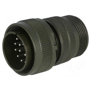 Connector: circular | Series: DS/MS | plug | male | PIN: 17 | for cable