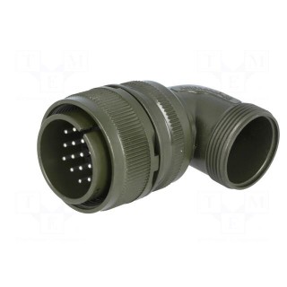 Connector: circular | Series: DS/MS | plug | male | PIN: 19 | for cable