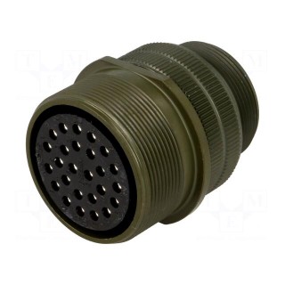 Connector: circular | Series: DS/MS | plug | female | PIN: 26 | for cable