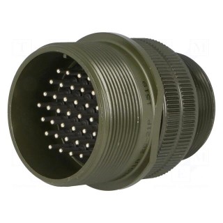 Connector: circular | Series: DS/MS | plug | male | PIN: 37 | for cable