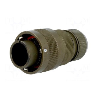 Connector: military | size 16 | VG95234 | aluminium alloy | olive