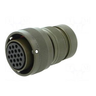 Connector: circular | VG95234 | plug | female | PIN: 19 | with contacts