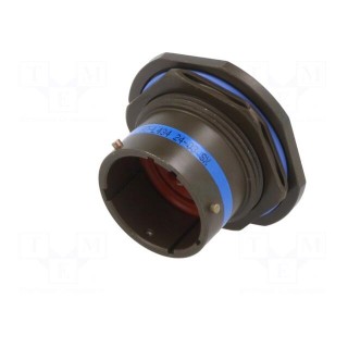Connector: military | socket | male | Plating: gold-plated | size 17