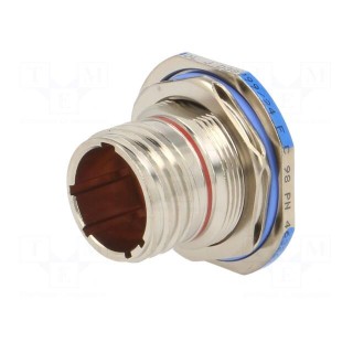 Connector: military | size 13 | MIL-DTL-38999 Series III | silver