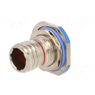 Connector: military | socket | male | PIN: 6 | size 9 | aluminium alloy
