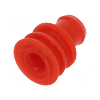 Accessories: gasket for wire | Superseal 1.5 | red | Øout: 6.1mm