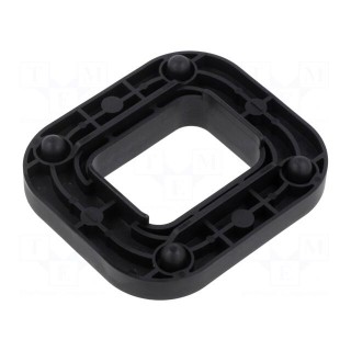 Accessories: mounting adapter | LEAVYSEAL | PIN: 15,22 | black