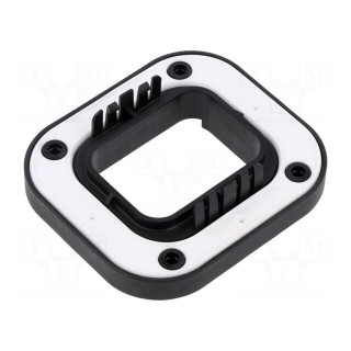 Accessories: mounting adapter | LEAVYSEAL | PIN: 15,22 | black
