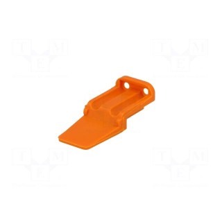 Accessories: secondary lock | DTM | female | PIN: 2 | orange | DTM06-2S