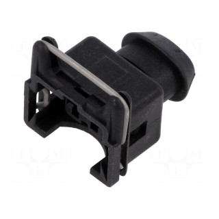 Connector: automotive | JPT | female | plug | for cable | PIN: 2 | black