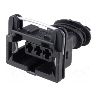 Connector: automotive | JPT | plug | female | PIN: 3 | for cable | black