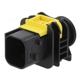 Connector: automotive | male | socket | PIN: 4 | Type: w/o contacts