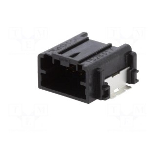 Connector: automotive | Mini50 | male | socket | on PCBs | PIN: 4 | black