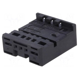 Connector: automotive | MPQ,MQS | plug | female | for cable | black