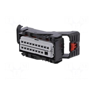 Connector: automotive | MX123 | plug | female | PIN: 73 | for cable | grey