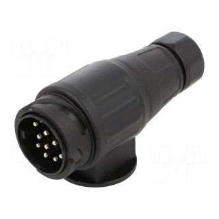 Connector: automotive | plug | for cable | PIN: 13 | screw terminal