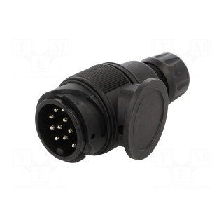 Connector: automotive | plug | for cable | PIN: 13 | Type: short | 12VDC