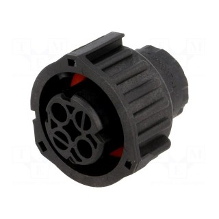Connector: circular | 2.5mm System | plug | female | PIN: 2 | for cable