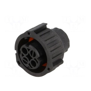 Connector: circular | 2.5mm System | plug | female | PIN: 2 | for cable