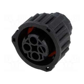 Connector: circular | 2.5mm System | plug | female | PIN: 3 | for cable