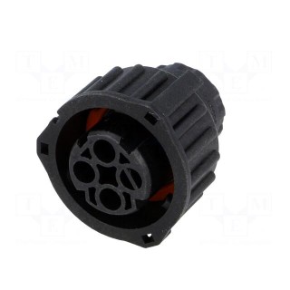 Connector: circular | 2.5mm System | plug | female | PIN: 3 | for cable