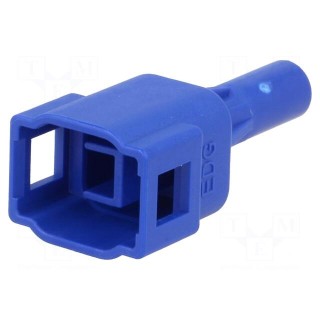 Connector: wire-wire | 570,E-Seal | plug | male | PIN: 1 | IP67 | blue