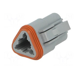 Connector: wire-wire | AT | plug | female | Size: 16 | 20AWG÷16AWG | PIN: 3