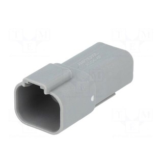 Connector: wire-wire | AT | plug | male | Size: 16 | 20AWG÷16AWG | PIN: 4