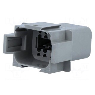 Connector: wire-wire | AT | plug | male | PIN: 8 | IP67 | Locking: latch