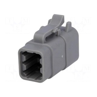 Connector: wire-wire | ATM | plug | female | PIN: 6 | IP67 | Locking: latch