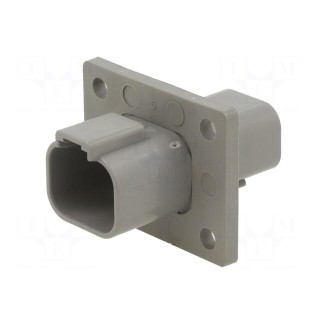 Connector: wire-wire | DT | male | socket | PIN: 4 | Type: w/o contacts
