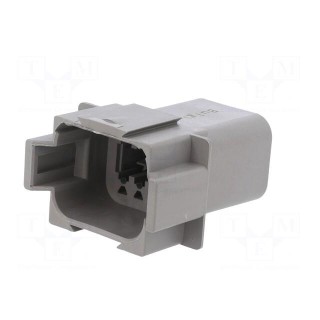 Connector: wire-wire | PX0 | male | plug | for cable | PIN: 8 | grey | IP68