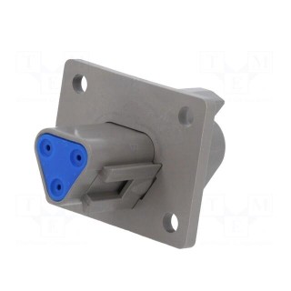 Connector: wire-wire | PX0 | male | plug | for panel mounting | PIN: 3