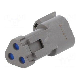 Connector: wire-wire | PX0 | terminator | grey | -20÷150°C | IP68