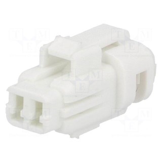 Connector: wire-wire/PCB | 565,E-Seal | plug | female | IP67 | white