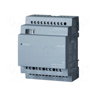 Module: extension | IN: 8 | OUT: 8 | OUT 1: relay | 5A | LOGO! 8 | 24VDC