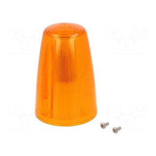 Signallers accessories: cloche | orange | Series: X125 | IP65