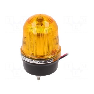 Signaller: lighting | amber | Series: MFL | 10÷30VDC | IP65 | Ø69x114mm