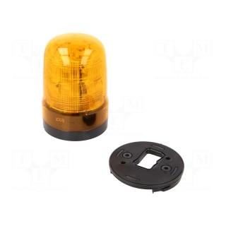 Signaller: lighting | amber | SF10 | 10÷30VDC | Light source: LED | IP23