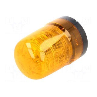 Signaller: lighting | amber | SF10 | 10÷30VDC | Light source: LED | IP23