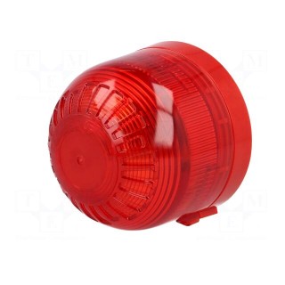 Signaller: lighting | flashing light | red | Sonos | 17÷60VDC | IP21