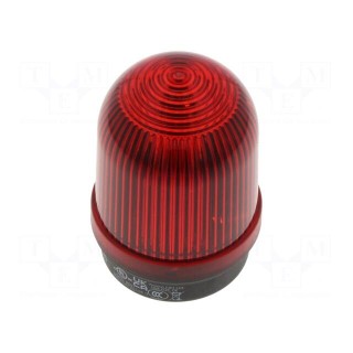 Signaller: lighting | continuous light | red | 12÷230VDC | 12÷230VAC